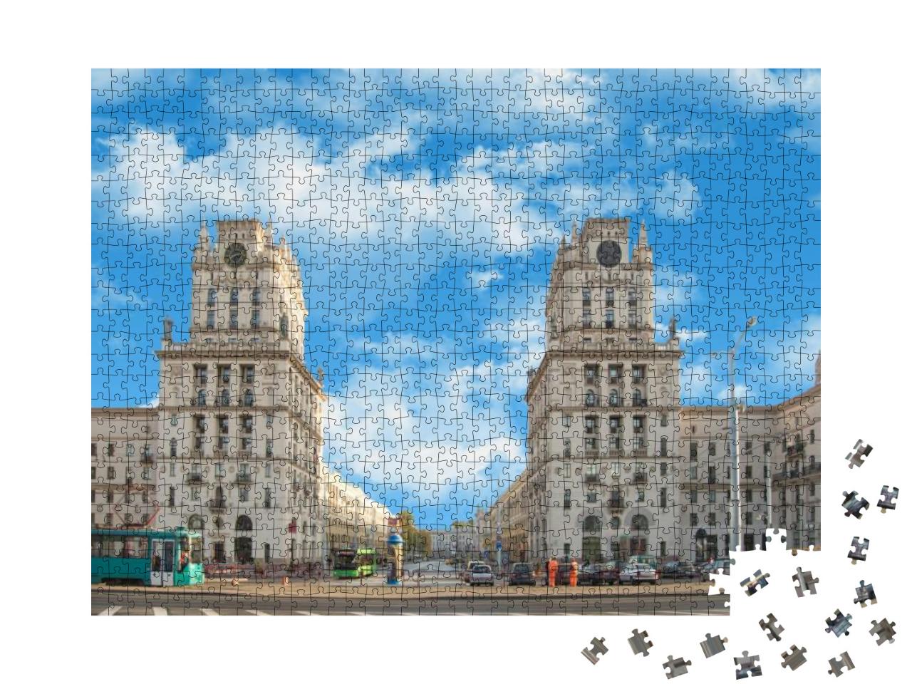 Arrival in the Capital of Belarus... Jigsaw Puzzle with 1000 pieces