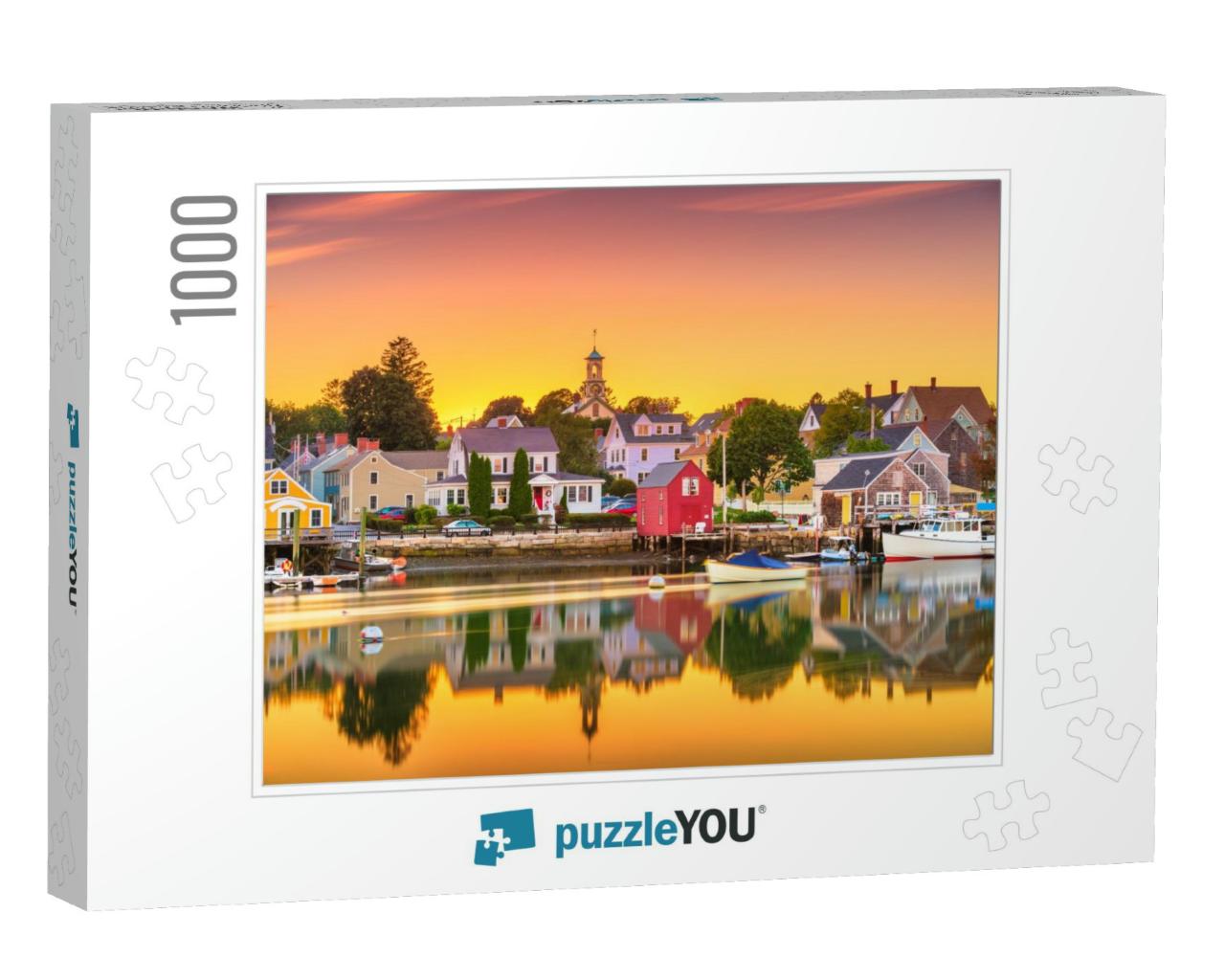 Portsmouth, New Hampshire, USA Townscape At Dusk... Jigsaw Puzzle with 1000 pieces
