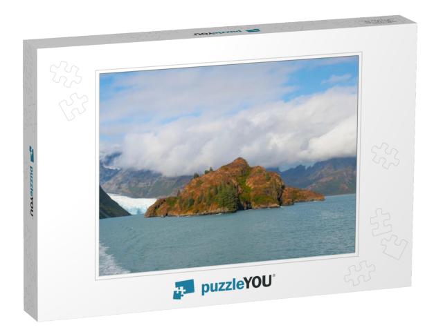 An Island Near Aialik Glacier on Aialik Bay in Kenai Fjor... Jigsaw Puzzle