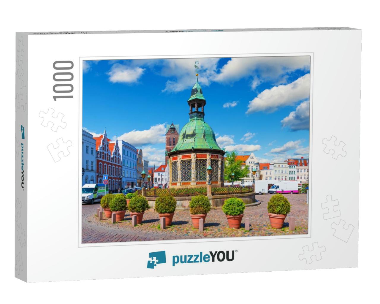 Scenic Summer View of the Market Square in the Old Town o... Jigsaw Puzzle with 1000 pieces