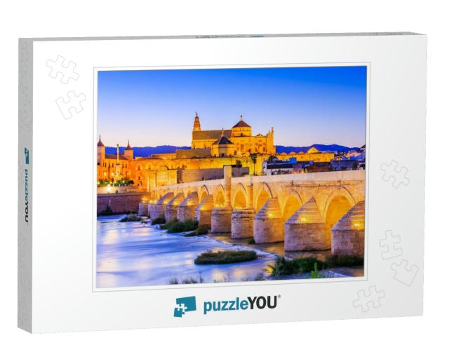 Cordoba, Spain, Andalusia. Roman Bridge on Guadalquivir R... Jigsaw Puzzle