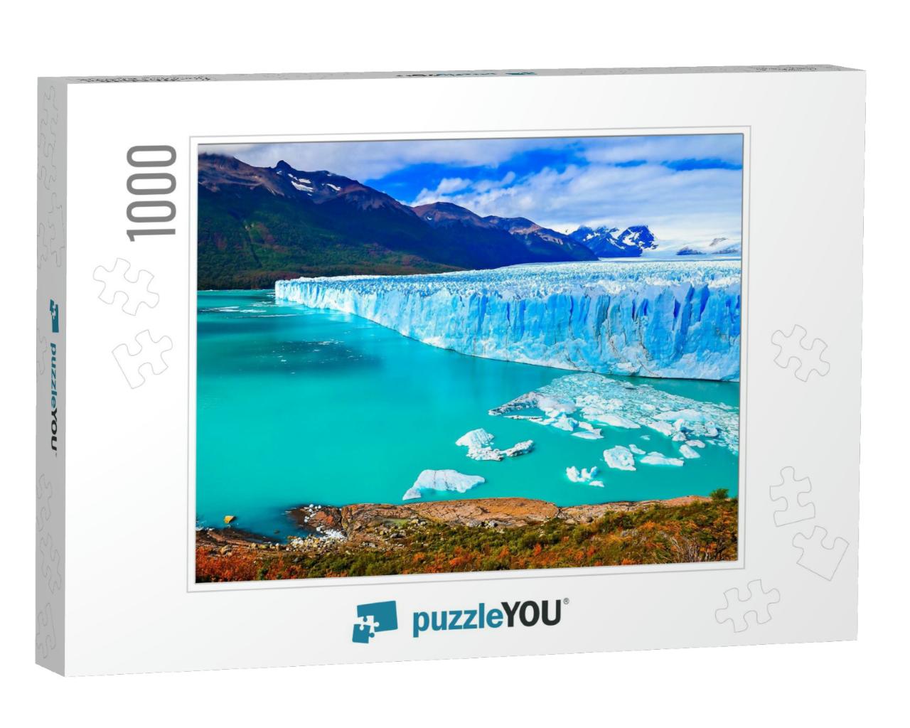 Perito Moreno Glacier in Patagonia, Argentina... Jigsaw Puzzle with 1000 pieces