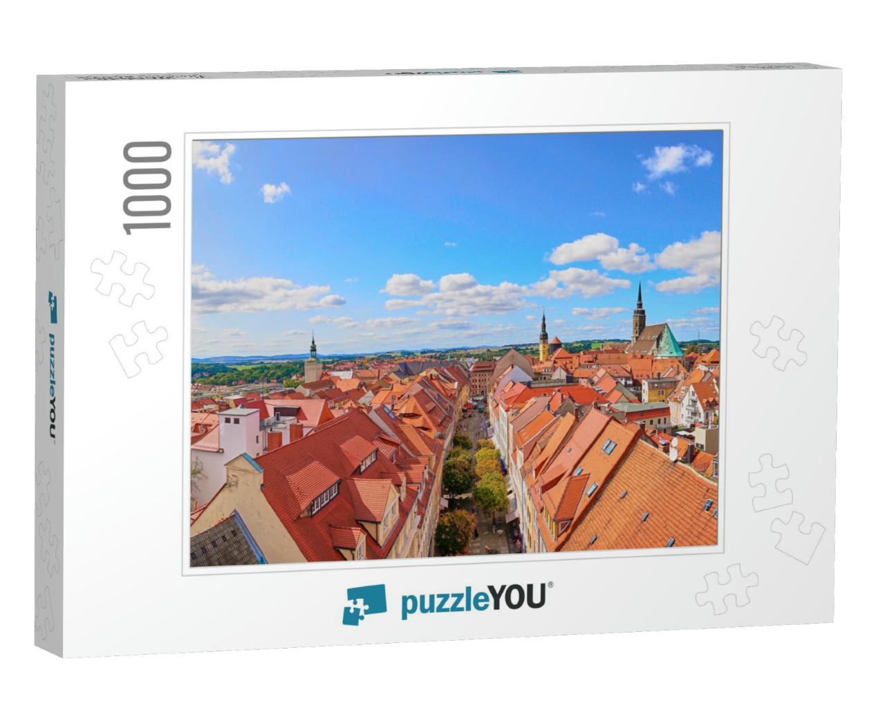 Cityscape of Downtown District of Bautzen, a Medieval Cit... Jigsaw Puzzle with 1000 pieces