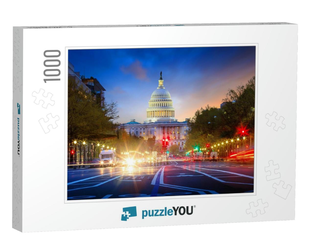 The United States Capitol Building in Washington Dc... Jigsaw Puzzle with 1000 pieces