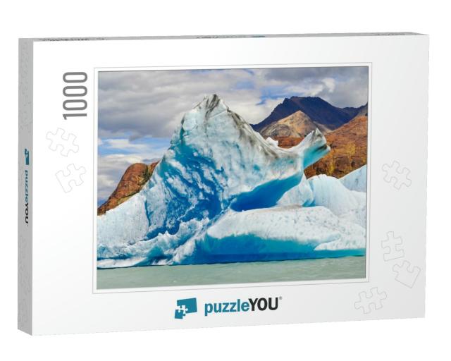 Iceberg of Glacier in the Mountains... Jigsaw Puzzle with 1000 pieces