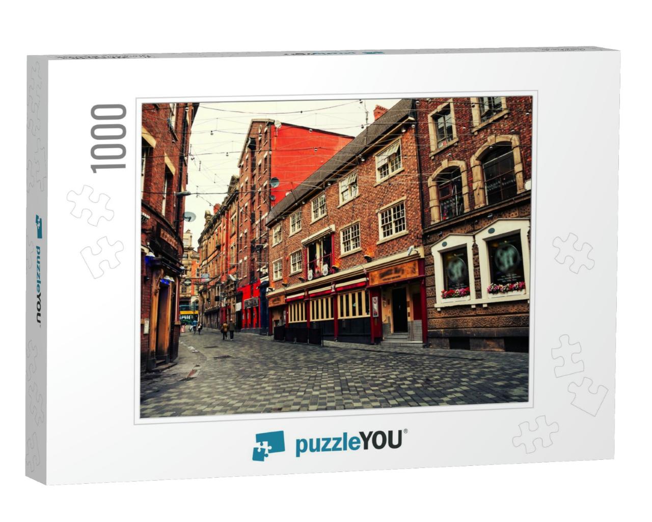 Old Red Brick Buildings in the City Center of Liverpool... Jigsaw Puzzle with 1000 pieces
