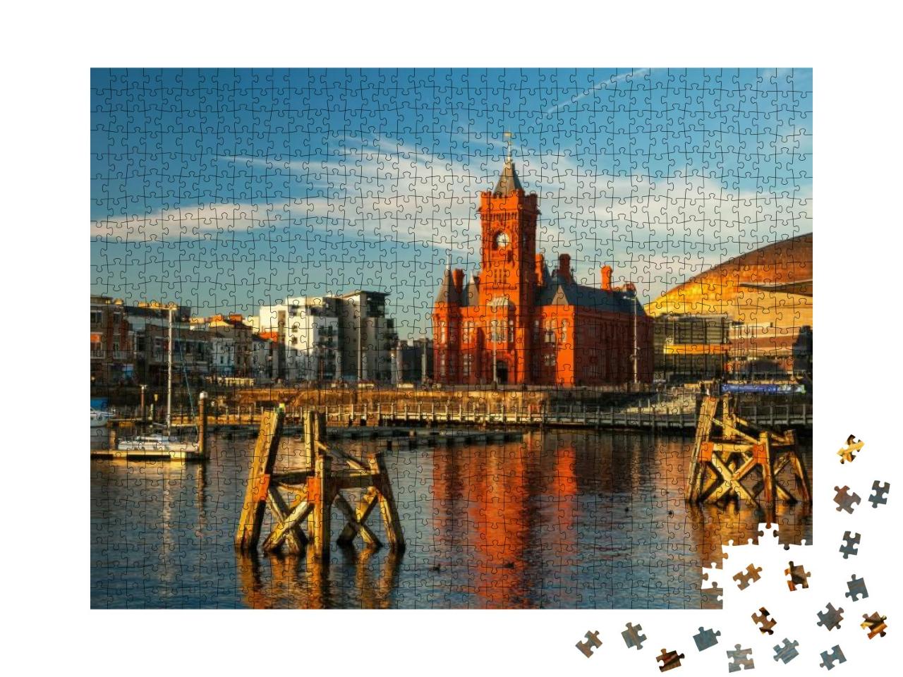 Cardiff Bay, Cardiff, Wales, Uk... Jigsaw Puzzle with 1000 pieces