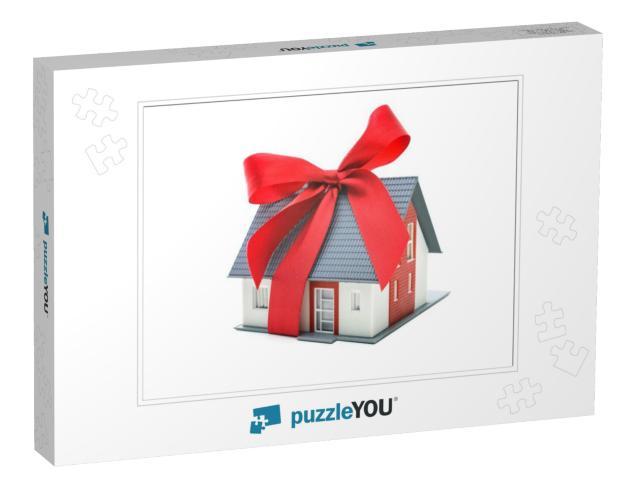 Real Estate Concept. House Architectural Model Wit... Jigsaw Puzzle