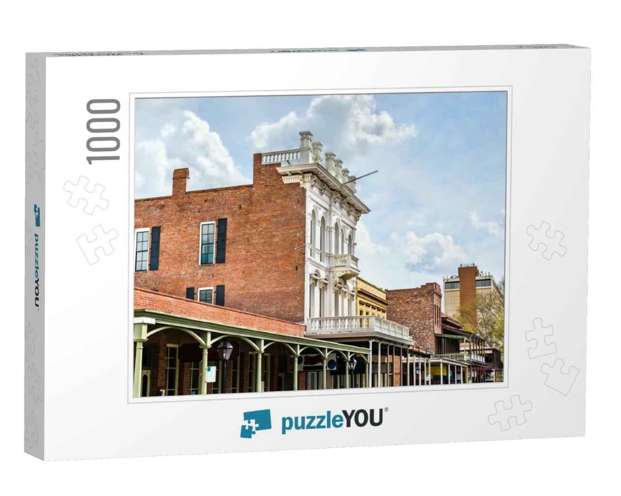 Colonial Architecture in Old Sacramento Historic District... Jigsaw Puzzle with 1000 pieces