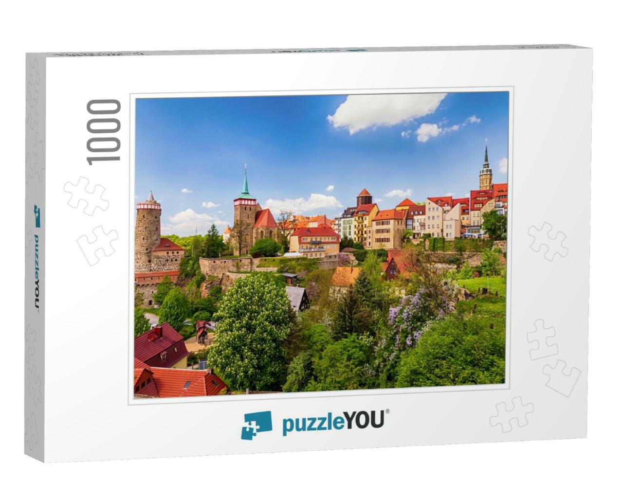 View of Old Town Bautzen in Eastern Saxony, Germany... Jigsaw Puzzle with 1000 pieces