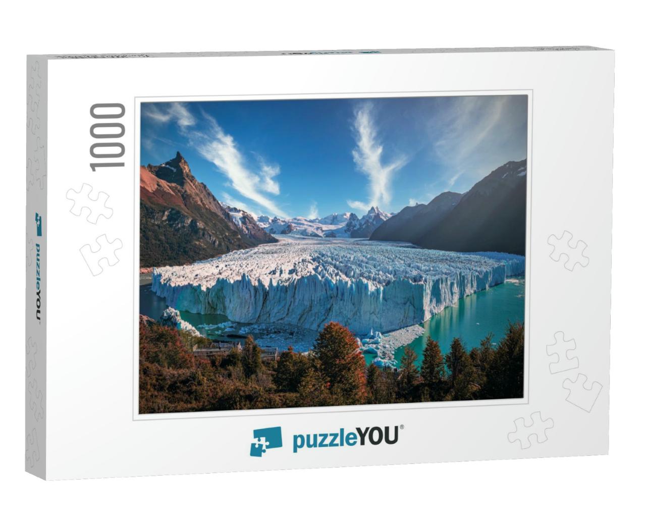 The Perito Moreno Glacier is a Big Glacier Located in the... Jigsaw Puzzle with 1000 pieces