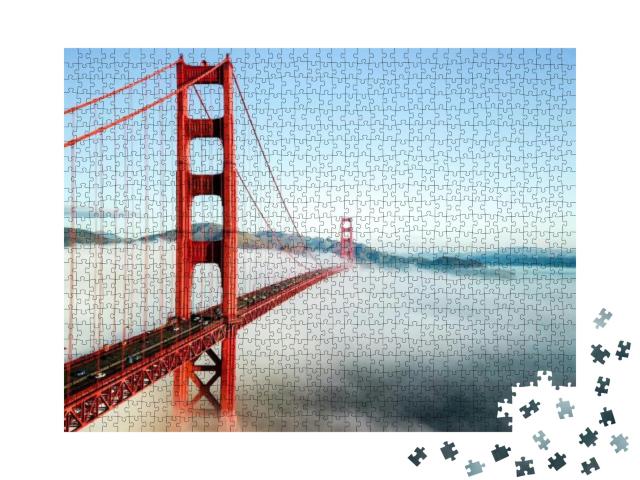 Golden Gate Bridge, San Francisco Ca Usa... Jigsaw Puzzle with 1000 pieces
