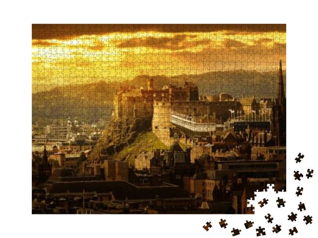 Edinburgh Castle... Jigsaw Puzzle with 1000 pieces