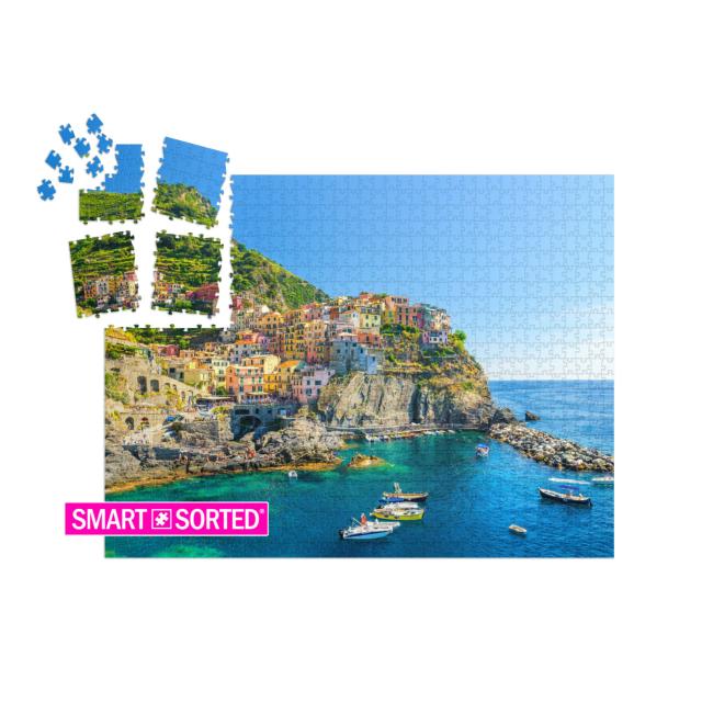 Manarola Traditional Typical Italian Village in National... | SMART SORTED® | Jigsaw Puzzle with 1000 pieces