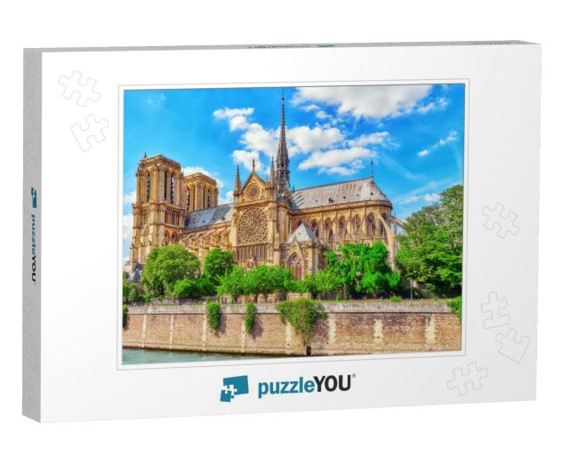 Notre Dame De Paris Cathedral, Most Beautiful Cathedral i... Jigsaw Puzzle