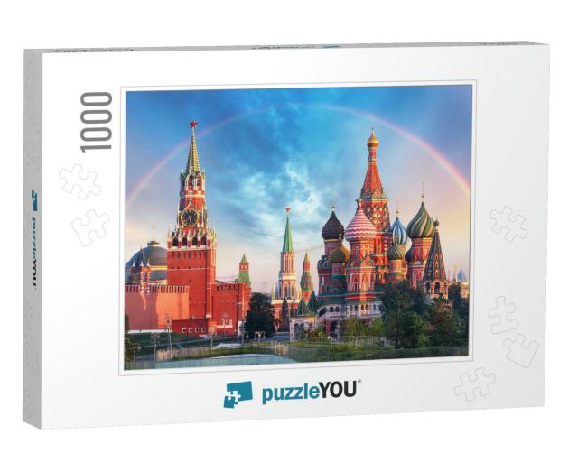 Moscow - Panoramic View of the Red Square with Moscow Kre... Jigsaw Puzzle with 1000 pieces