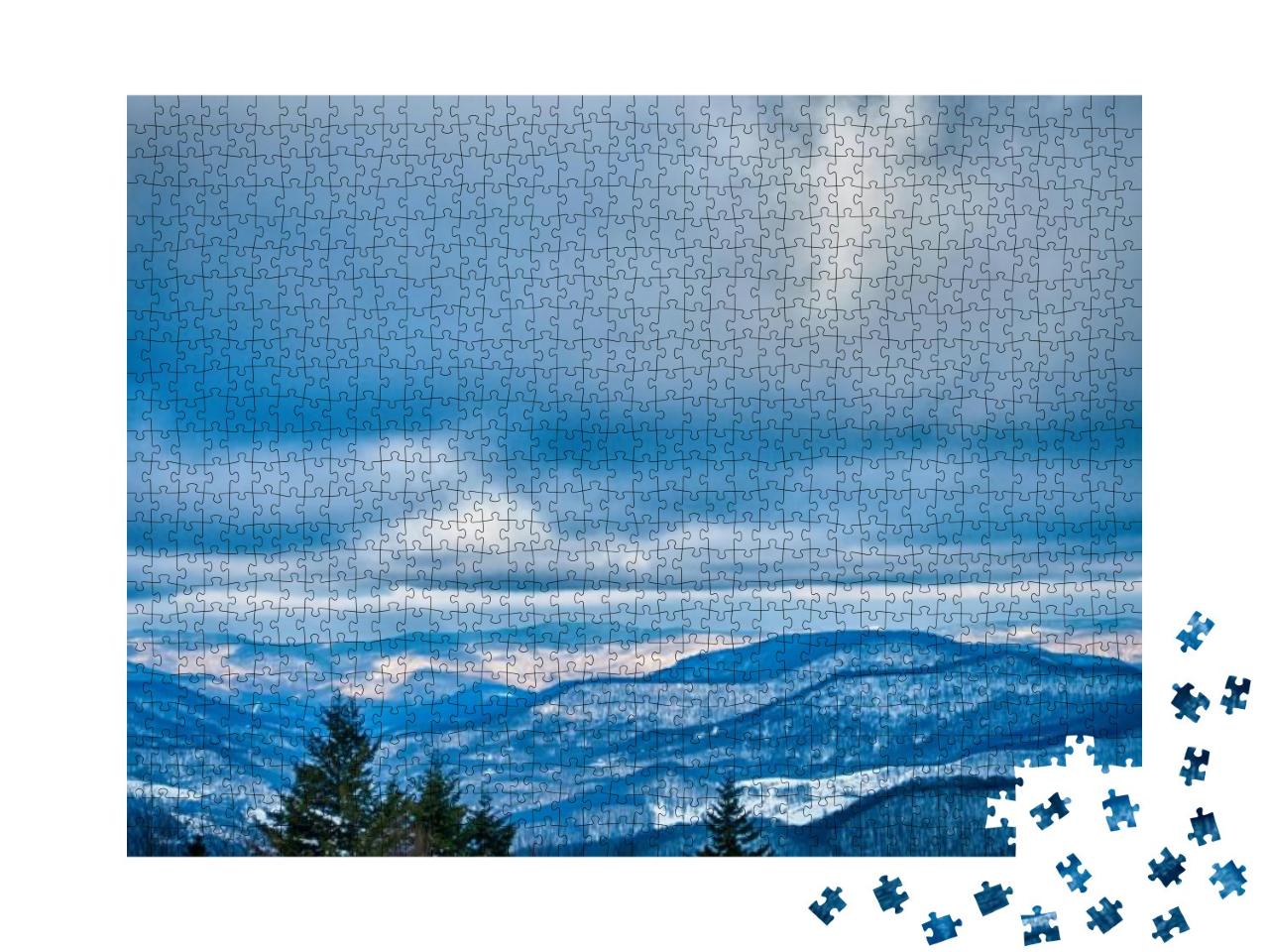 Beautiful Nature & Scenery Around Snowshoe Ski Resort in... Jigsaw Puzzle with 1000 pieces