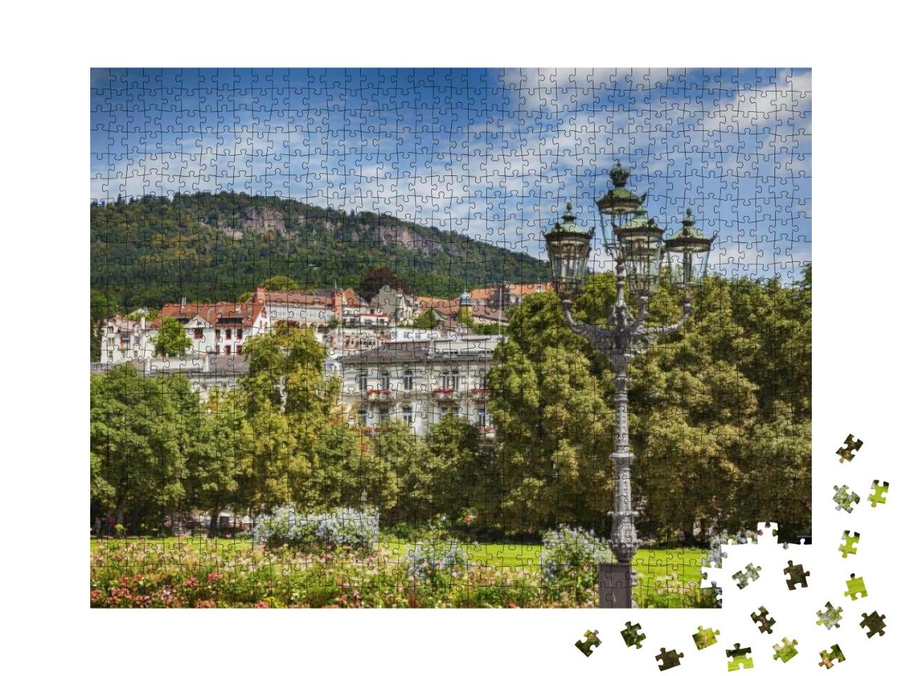 Summer Landscape in Baden Baden... Jigsaw Puzzle with 1000 pieces