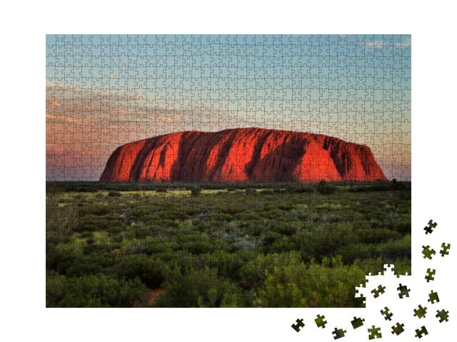 Ayers Rock Australia... Jigsaw Puzzle with 1000 pieces