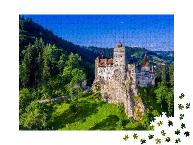 Brasov, Transylvania. Romania. the Medieval Castle of Bra... Jigsaw Puzzle with 1000 pieces