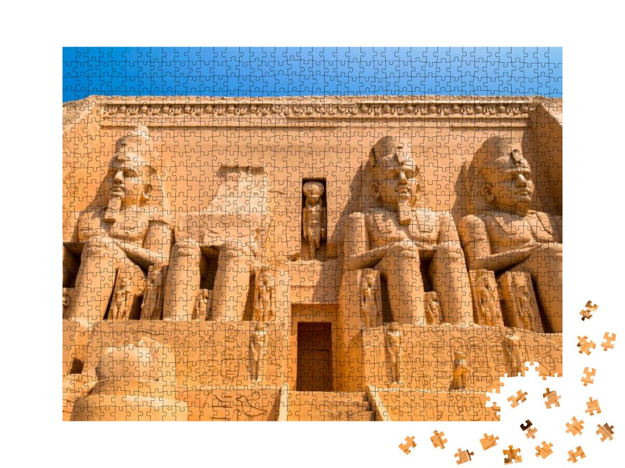 Abu Sambal Egypt as Ancient Egypt's Cathedral is Made Up... Jigsaw Puzzle with 1000 pieces