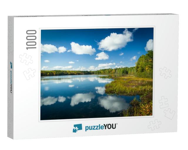 Cloud Reflections Dance Across the Smooth Surface of a No... Jigsaw Puzzle with 1000 pieces