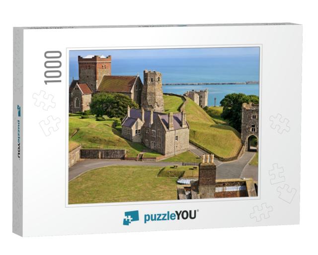 Panoramic View of the St Mary in Castro Church in the Gro... Jigsaw Puzzle with 1000 pieces