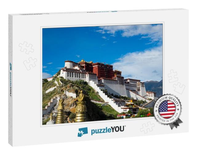 Potala Palace in Lhasa, Tibet. Potala Palace is Now a Mus... Jigsaw Puzzle