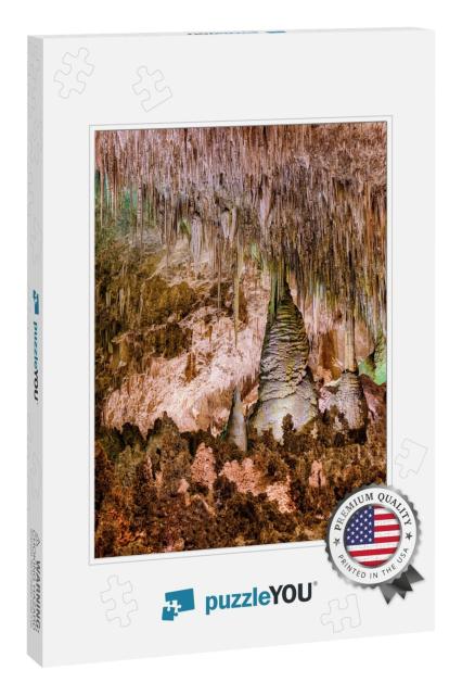 Fairyland in the Big Room of Carlsbad Caverns National Pa... Jigsaw Puzzle