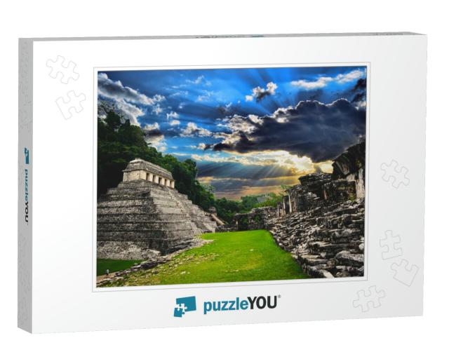 Mayan Ruins Palenque, Mexico... Jigsaw Puzzle