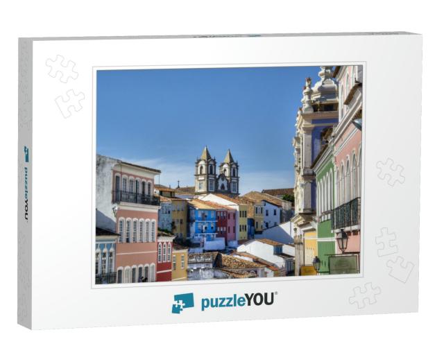 The Historic Center of Salvador, Brazil... Jigsaw Puzzle