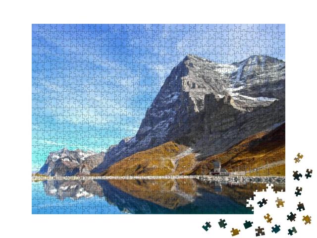 Eiger, Moench & Jungfrau, the Famous Triumvirate of the B... Jigsaw Puzzle with 1000 pieces
