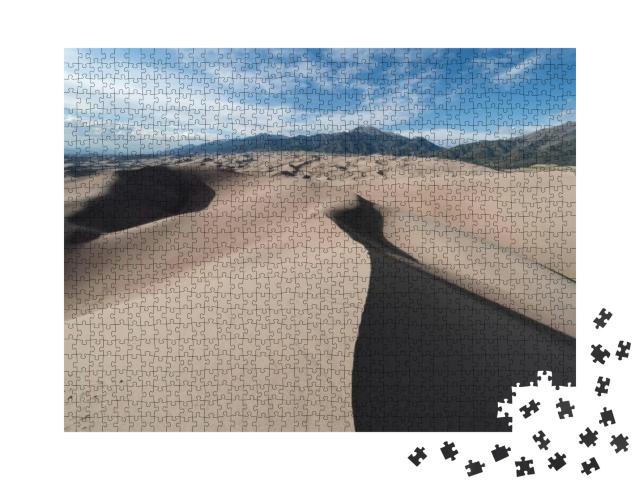 Great Sand Dunes National Park, Alamosa, Colorado, Usa... Jigsaw Puzzle with 1000 pieces