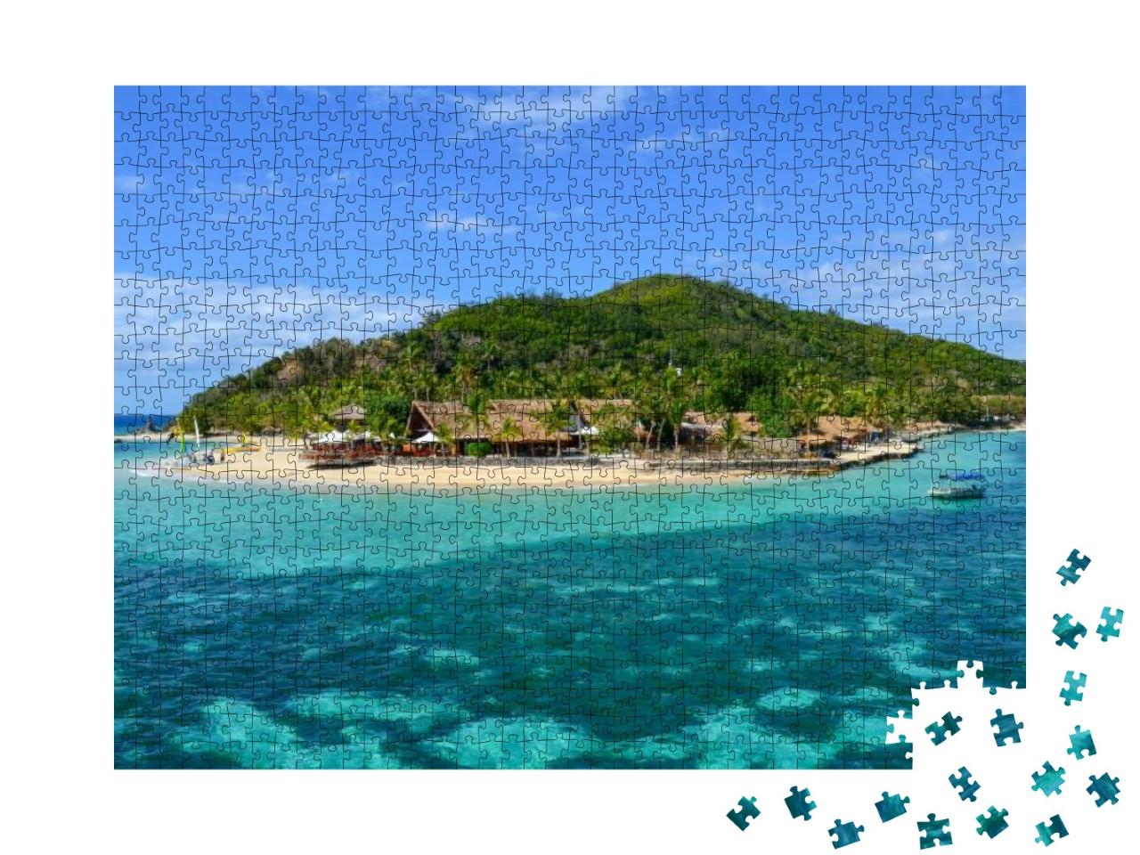 Castaway Island, Mamanucas Island Group, Fiji... Jigsaw Puzzle with 1000 pieces