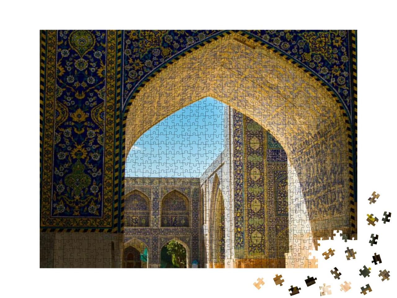 Shah Mosque, Isfahan Province, Iran... Jigsaw Puzzle with 1000 pieces