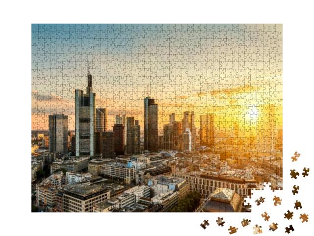 Frankfurt Am Main Skyline... Jigsaw Puzzle with 1000 pieces