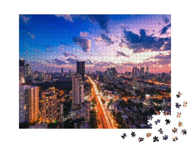 View of Mumbai- Dadar... Jigsaw Puzzle with 1000 pieces