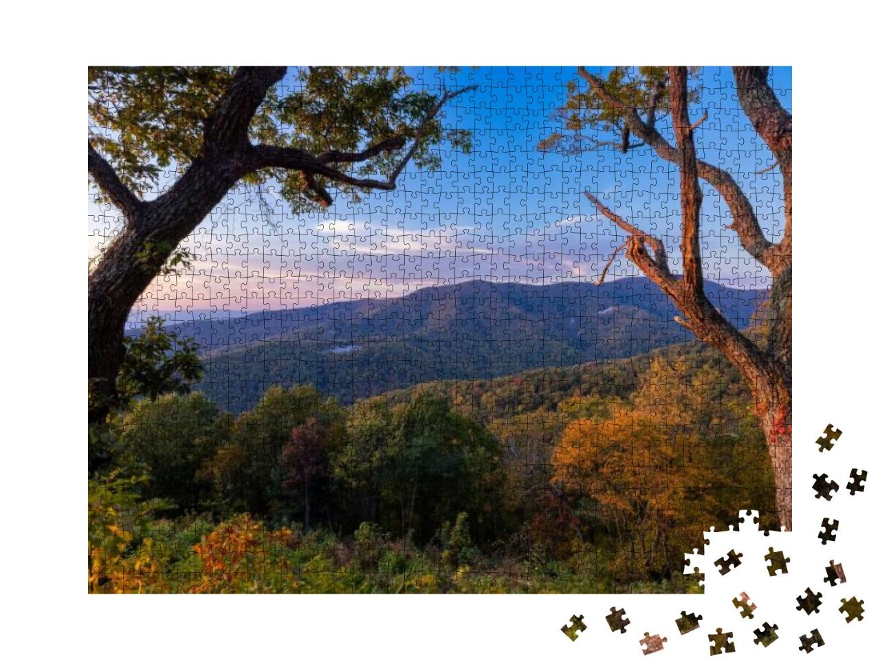 A Beautiful Landscape View of the Shenandoah National Par... Jigsaw Puzzle with 1000 pieces