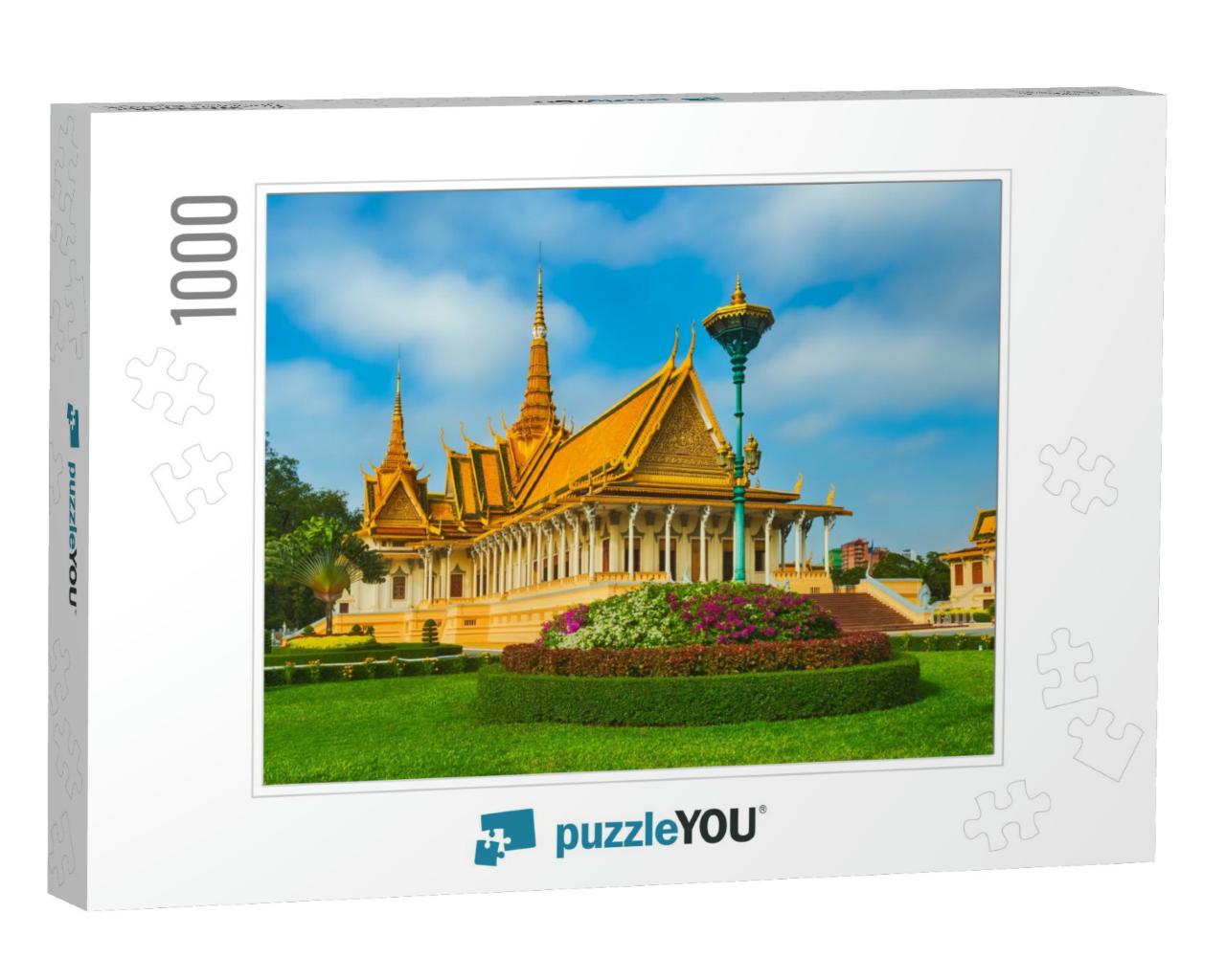 The Throne Hall Inside the Royal Palace Complex in Phnom... Jigsaw Puzzle with 1000 pieces