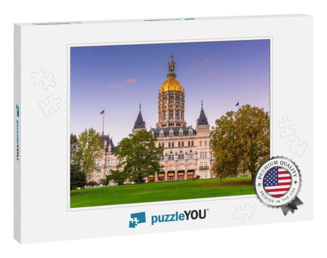 Connecticut State Capitol in Hartford, Connecticut, USA Du... Jigsaw Puzzle