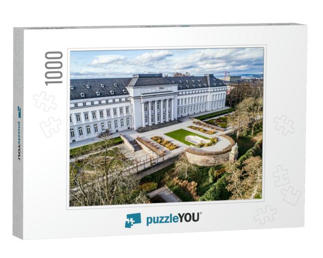 Koblenz City in Rhineland Palantino - Germany - Aerial Sh... Jigsaw Puzzle with 1000 pieces