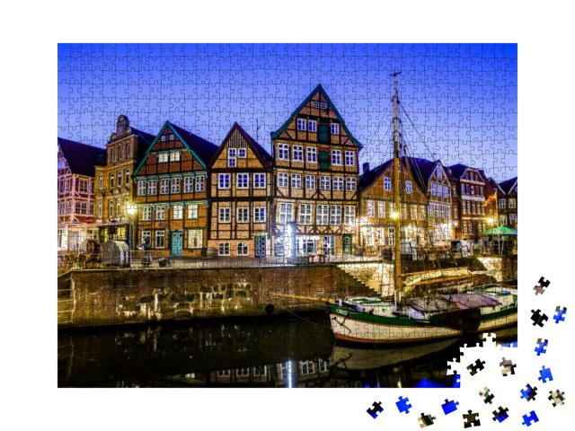 Old Town of Stade in North Germany - North Sea... Jigsaw Puzzle with 1000 pieces