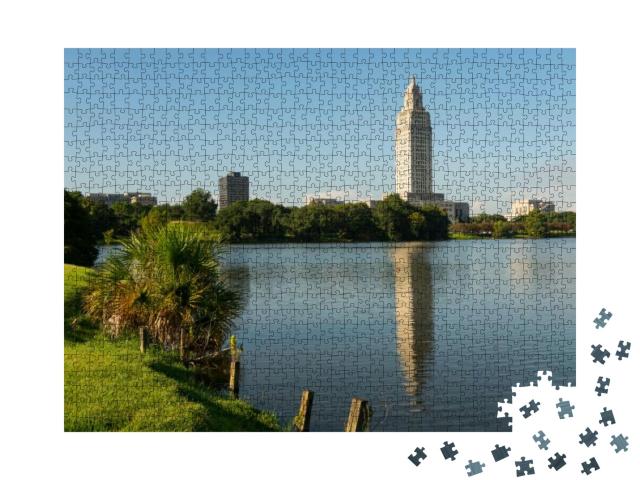 A Horizontal Composition of the Area Around Capitol At th... Jigsaw Puzzle with 1000 pieces