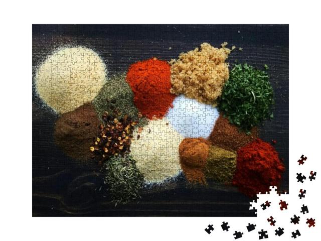 Spices to Make Jamaican Jerk Seasoning... Jigsaw Puzzle with 1000 pieces