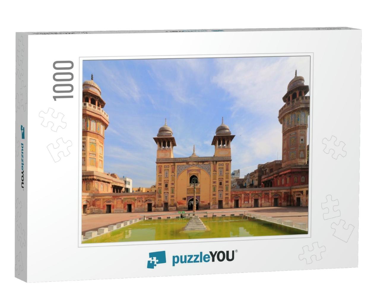 Wazir Khan Mosque Name of Masjid in Pakistan... Jigsaw Puzzle with 1000 pieces