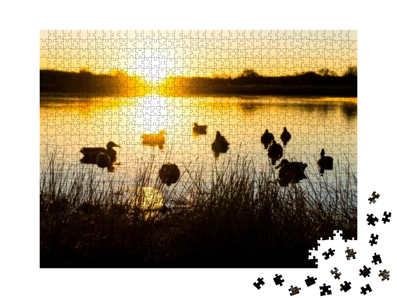Duck Hunting Scenes... Jigsaw Puzzle with 1000 pieces
