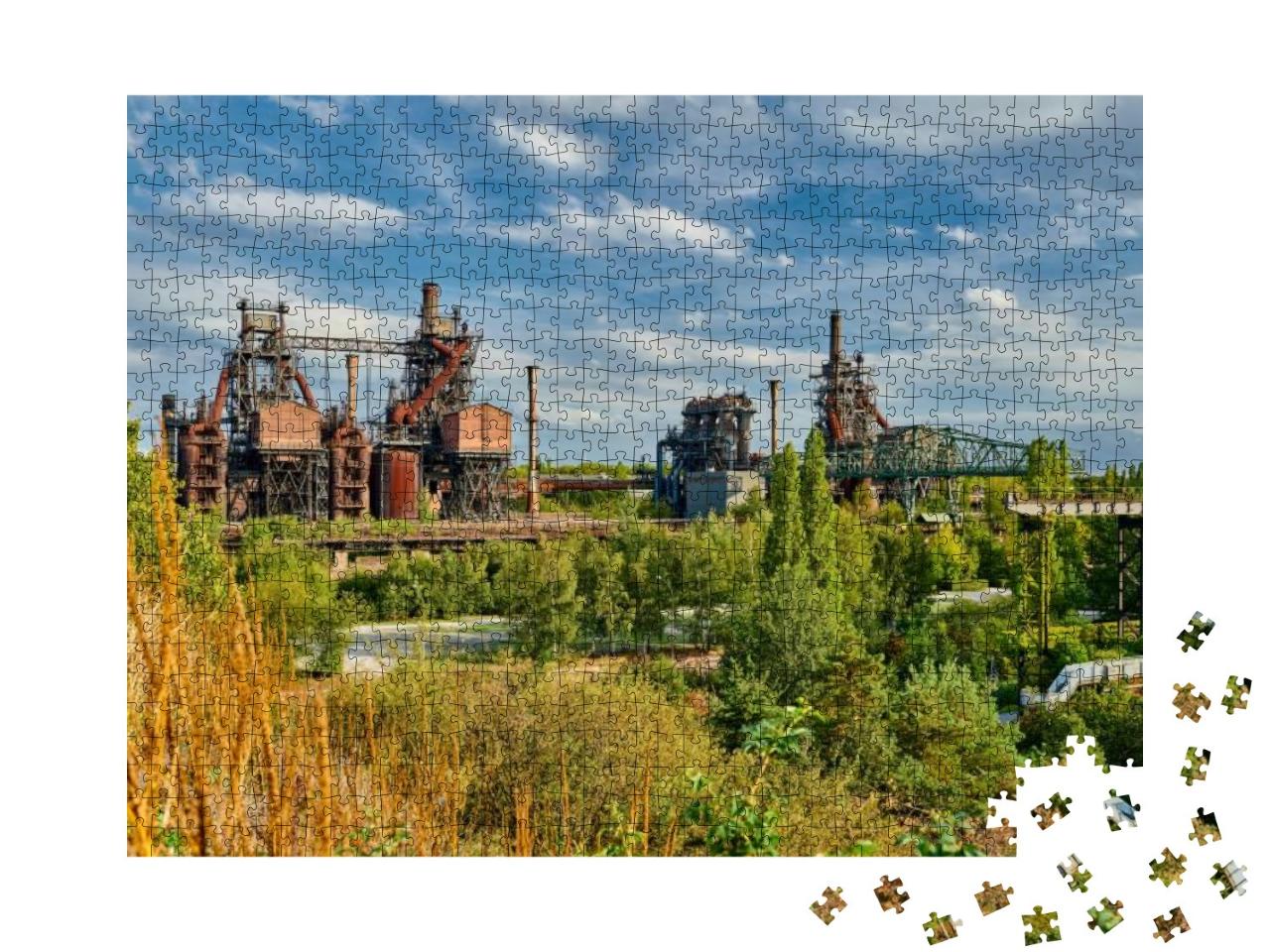 Abandoned Industrial Factory in Duisburg, Germany. Public... Jigsaw Puzzle with 1000 pieces