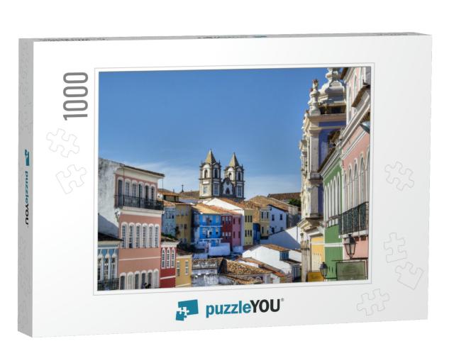 The Historic Center of Salvador, Brazil... Jigsaw Puzzle with 1000 pieces