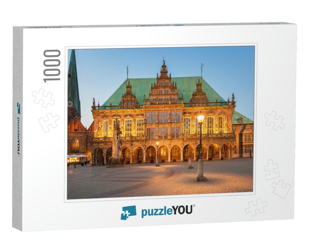 Town Hall of Bremen, Germany... Jigsaw Puzzle with 1000 pieces