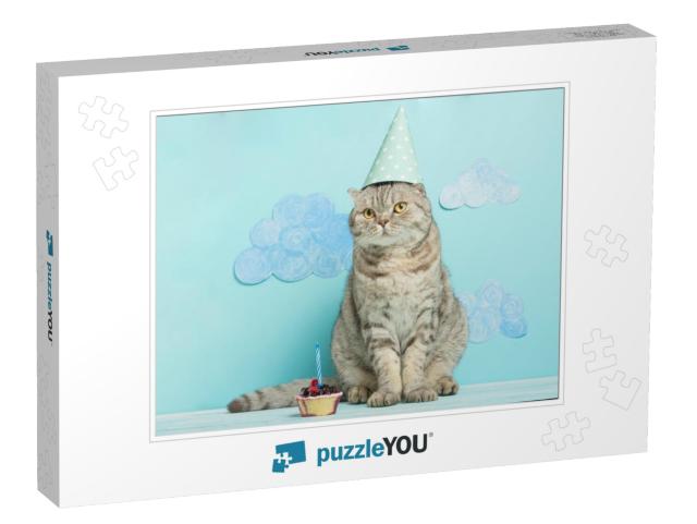 Birthday Greetings from a Cat... Jigsaw Puzzle